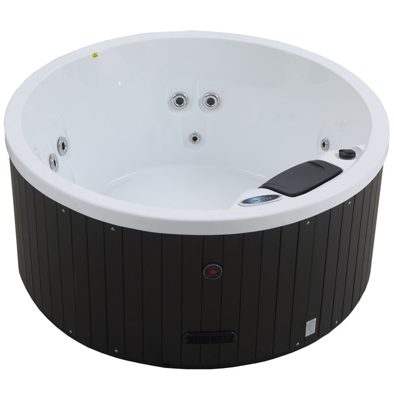 Canadian Spa Co Okanagan 4Person 10 Jet Plug and Play Hot Tub Wayfair.ca
